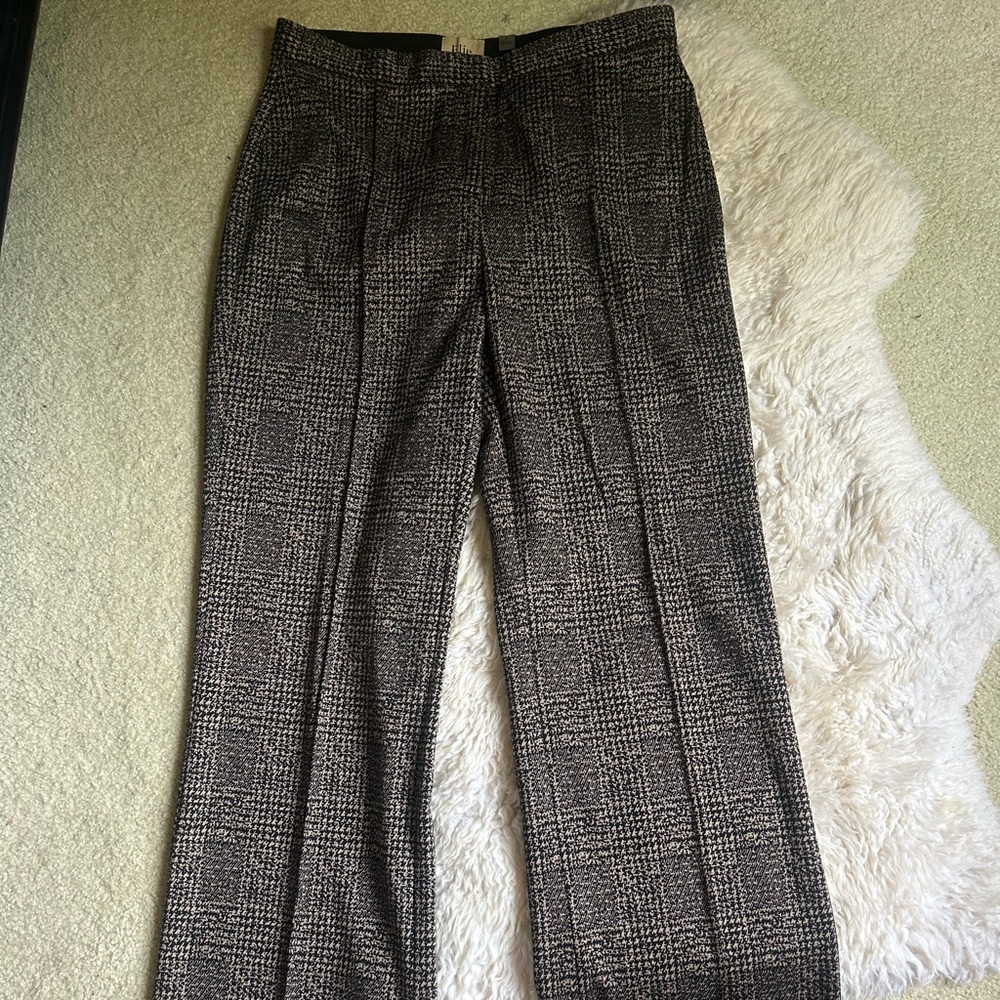 Elie Tahari Plaid Trousers